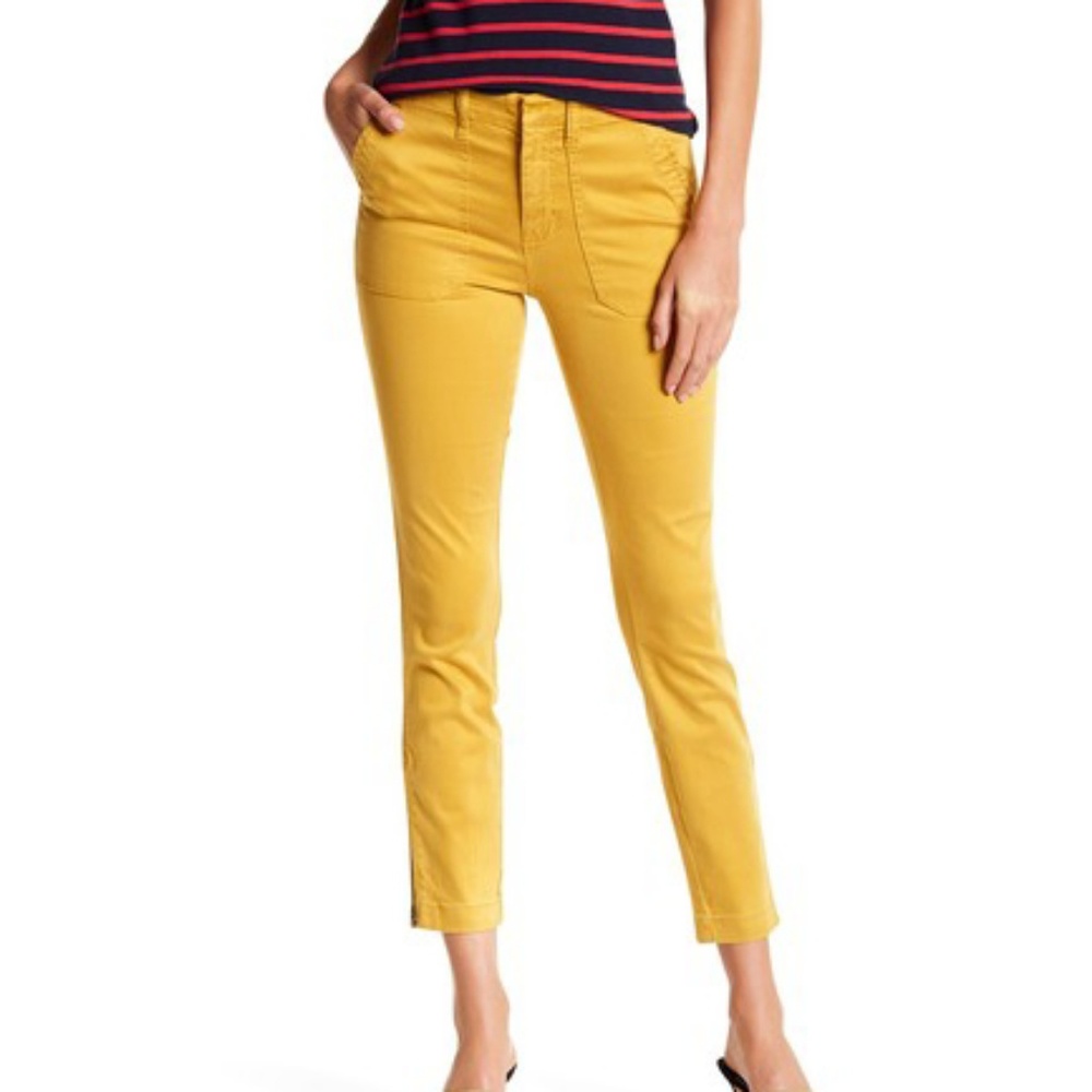 JCREW NWT slim chino with zip ankle details